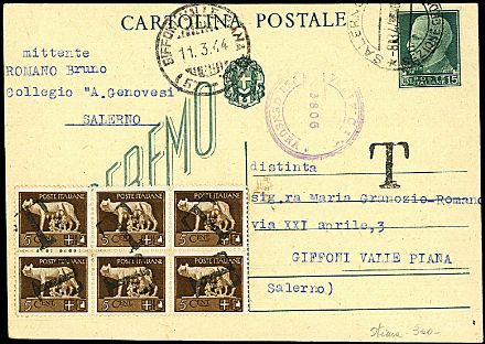 ITALIA REGNO Cartoline Postali  - Catalogo Catalogo di vendita su offerte - Studio Filatelico Toselli