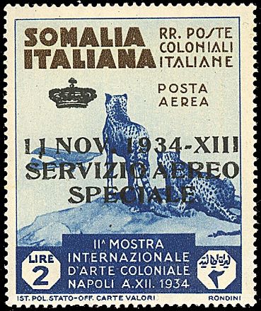 COLONIE ITALIANE - SOMALIA - Servizio aereo  - Catalogo Catalogo di vendita su offerte - Studio Filatelico Toselli