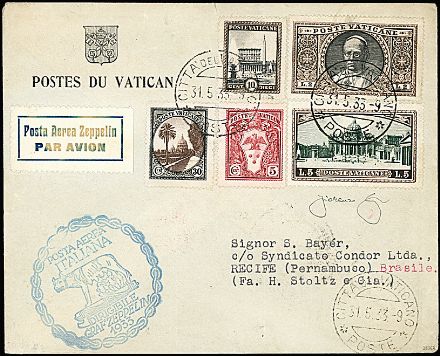 ZEPPELIN - VATICANO  - Catalogo Catalogo di vendita su offerte - Studio Filatelico Toselli