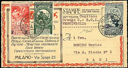 ITALIA REGNO Francobolli per buste e lettere postali - B.L.P.  - Catalogo Catalogo di vendita su offerte - Studio Filatelico Toselli