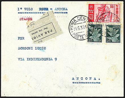 POSTA AEREA  - Catalogo Catalogo di vendita su offerte - Studio Filatelico Toselli