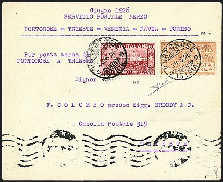 POSTA AEREA  - Catalogo Catalogo di vendita su offerte - Studio Filatelico Toselli