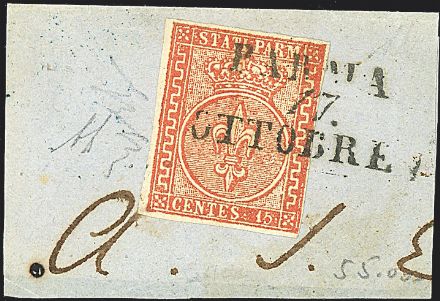 ANTICHI STATI ITALIANI - PARMA  - Catalogo Catalogo di vendita su offerte - Studio Filatelico Toselli