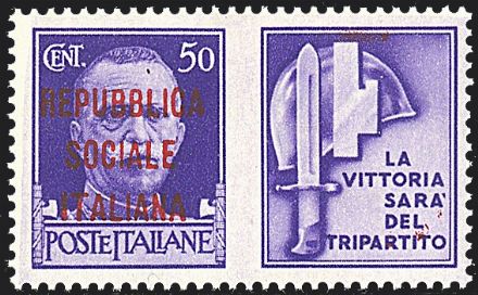 REPUBBLICA SOCIALE ITALIANA Propaganda di guerra  - Catalogo Catalogo di vendita su offerte - Studio Filatelico Toselli