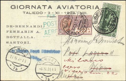 POSTA AEREA ITALIANA  - Catalogo Catalogo di Vendita su offerta - Studio Filatelico Toselli