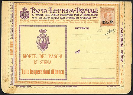 ITALIA REGNO Francobolli per buste e lettere postali - B.L.P.  - Catalogo Catalogo di vendita su offerte - Studio Filatelico Toselli