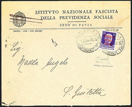 REPUBBLICA SOCIALE ITALIANA  - Catalogo Catalogo di Vendita su offerta - Studio Filatelico Toselli