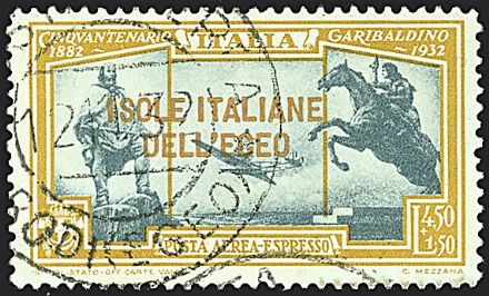 COLONIE ITALIANE - EGEO - Posta aerea  - Catalogo Catalogo di Vendita su offerta - Studio Filatelico Toselli