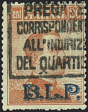 ITALIA REGNO Francobolli per buste e lettere postali - B.L.P.  - Catalogo Catalogo di vendita su offerta - Studio Filatelico Toselli