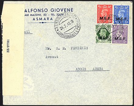 OCCUPAZIONI STRANIERE DELLE COLONIE M.E.F.  - Catalogo Catalogo di vendita su offerte - Studio Filatelico Toselli