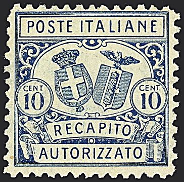 ITALIA REGNO Recapito autorizzato  - Catalogo Catalogo di Vendita su offerta - Studio Filatelico Toselli