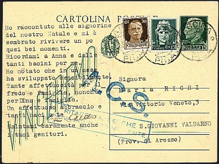 ITALIA REGNO Interi postali  - Catalogo Catalogo di vendita su offerte - Studio Filatelico Toselli