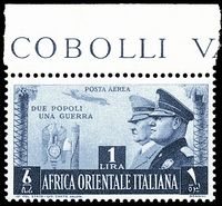 COLONIE ITALIANE  Giri commemorativi