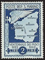 SAN MARINO  Posta aerea