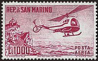 SAN MARINO  Posta aerea