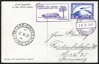 AEROGRAMMI ZEPPELIN GERMANIA 