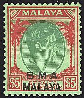 COLONIE INGLESI MALAYSIA British Military Administration