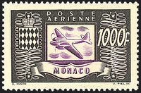 EUROPA MONACO Posta aerea