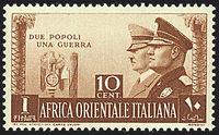 COLONIE ITALIANE AFRICA ORIENTALE ITALIANA 