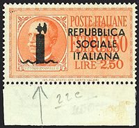 REPUBBLICA SOCIALE ITALIANA  Espressi