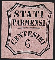 ANTICHI STATI ITALIANI PARMA Segnatasse per giornali