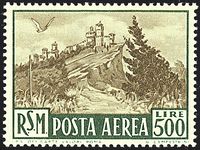 SAN MARINO  Posta aerea