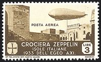 COLONIE ITALIANE EGEO Posta aerea