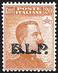 ITALIA REGNO  Francobolli per buste e lettere postali - B.L.P.