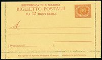 SAN MARINO  Interi postali