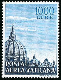 VATICANO  Posta aerea