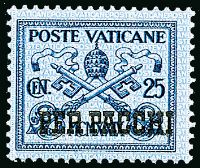 VATICANO  Pacchi postali