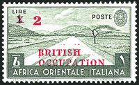 OCCUPAZIONI STRANIERE DELLE COLONIE AFRICA ORIENTALE Occupazione Britannica