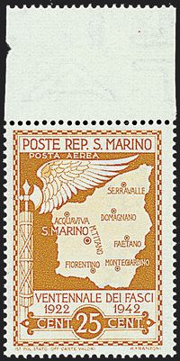 SAN MARINO  Posta aerea