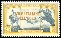 COLONIE ITALIANE EGEO Posta aerea