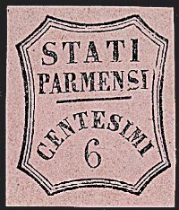 ANTICHI STATI ITALIANI PARMA Segnatasse per giornali