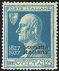 COLONIE ITALIANE GIRI COMMEMORATIVI 