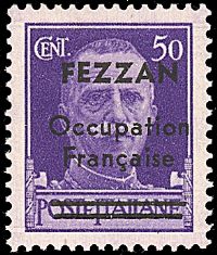 OCCUPAZIONI STRANIERE DELLE COLONIE FEZZAN - Occupazione Francese 