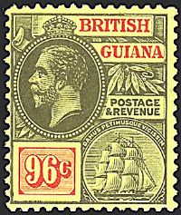 COLONIE INGLESI BRITISH GUIANA 