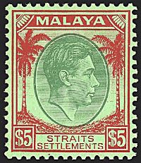 COLONIE INGLESI MALAYSIA Straits Settlements