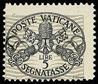 VATICANO  Segnatasse