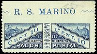 SAN MARINO  Pacchi postali