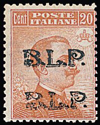 ITALIA REGNO  Francobolli per buste e lettere postali - B.L.P.