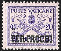 VATICANO  Pacchi postali