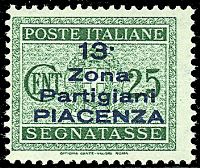 EMISSIONI C.L.N. PIACENZA Segnatasse