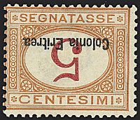 COLONIE ITALIANE ERITREA Segnatasse